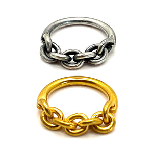 Link Ring - Brass