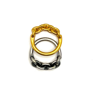 Link Ring - Brass